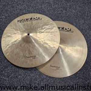 Hi-Hat Cymbals 16″ Istanbul Traditional Light