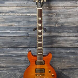 Used Gibson 1998 Double Cut Les Paul Standard Electric Guitar with Hard Case - Tangerine