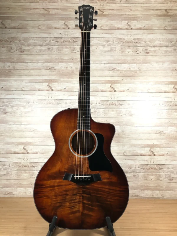 Taylor 224CE-K DLX Hawaiian Koa Acoustic Electric Used