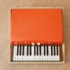 1961 Fender Rhodes Piano Bass Pre-CBS Vintage Electric Piano Fiesta Red Top, Raymac Tines