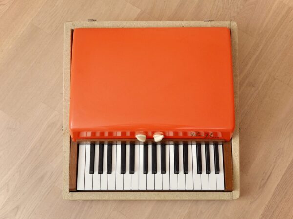 1961 Fender Rhodes Piano Bass Pre-CBS Vintage Electric Piano Fiesta Red Top, Raymac Tines