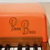 1961 Fender Rhodes Piano Bass Pre-CBS Vintage Electric Piano Fiesta Red Top, Raymac Tines